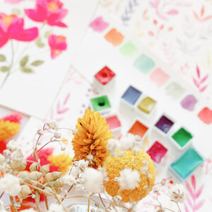 10er Set Aquarellfarben B-Ware