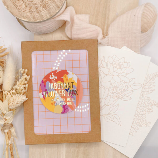 FLOWER BOX Ausmalset