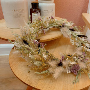 TROCKENBLUMEN KRANZ WILLKOMMENS EVENT