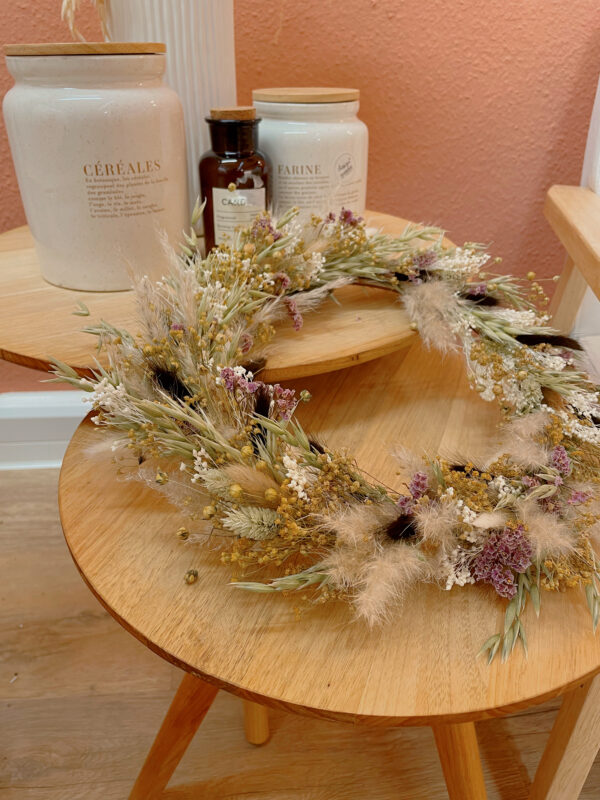TROCKENBLUMEN KRANZ WILLKOMMENS EVENT