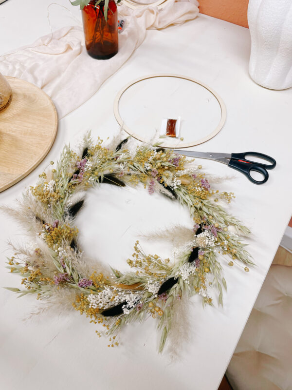 TROCKENBLUMEN KRANZ WILLKOMMENS EVENT – Bild 5