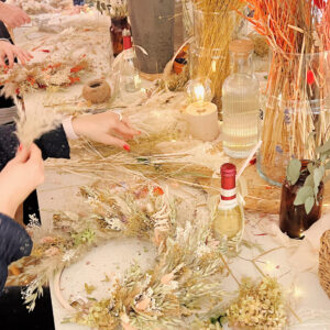 Trockenblumenkranz-Event