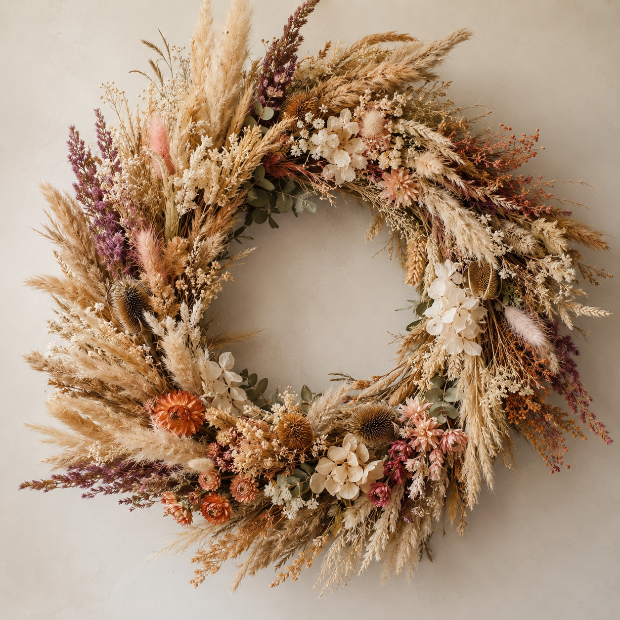 Trockenblumenkranz-Event September